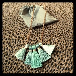 Brand New Miss Ivy Pearl Five Tassel Necklace